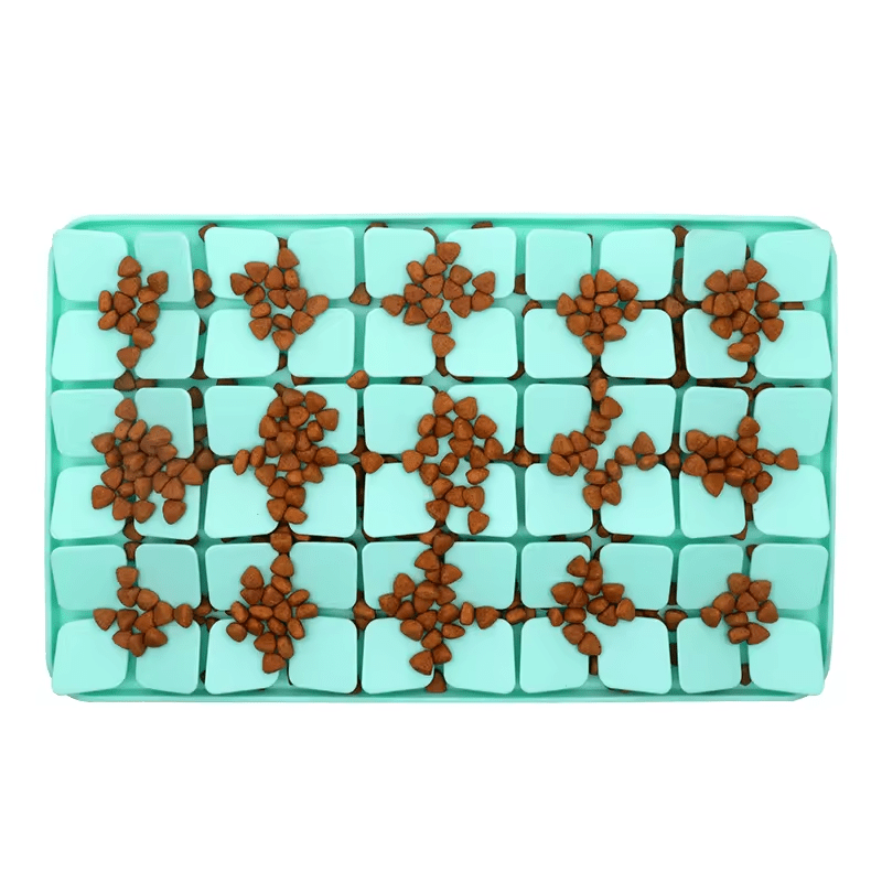 3D Clover Rectangle Slow Feeder - Slow Feeding Bowls from Sale at DoggyTopia