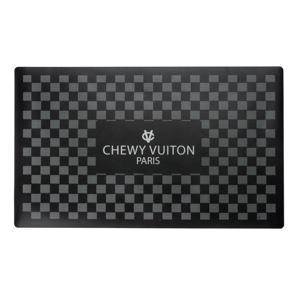 Black Checker Chewy Vuiton Placemat
