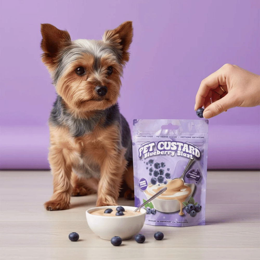L'Barkery Blueberry Blast Custard