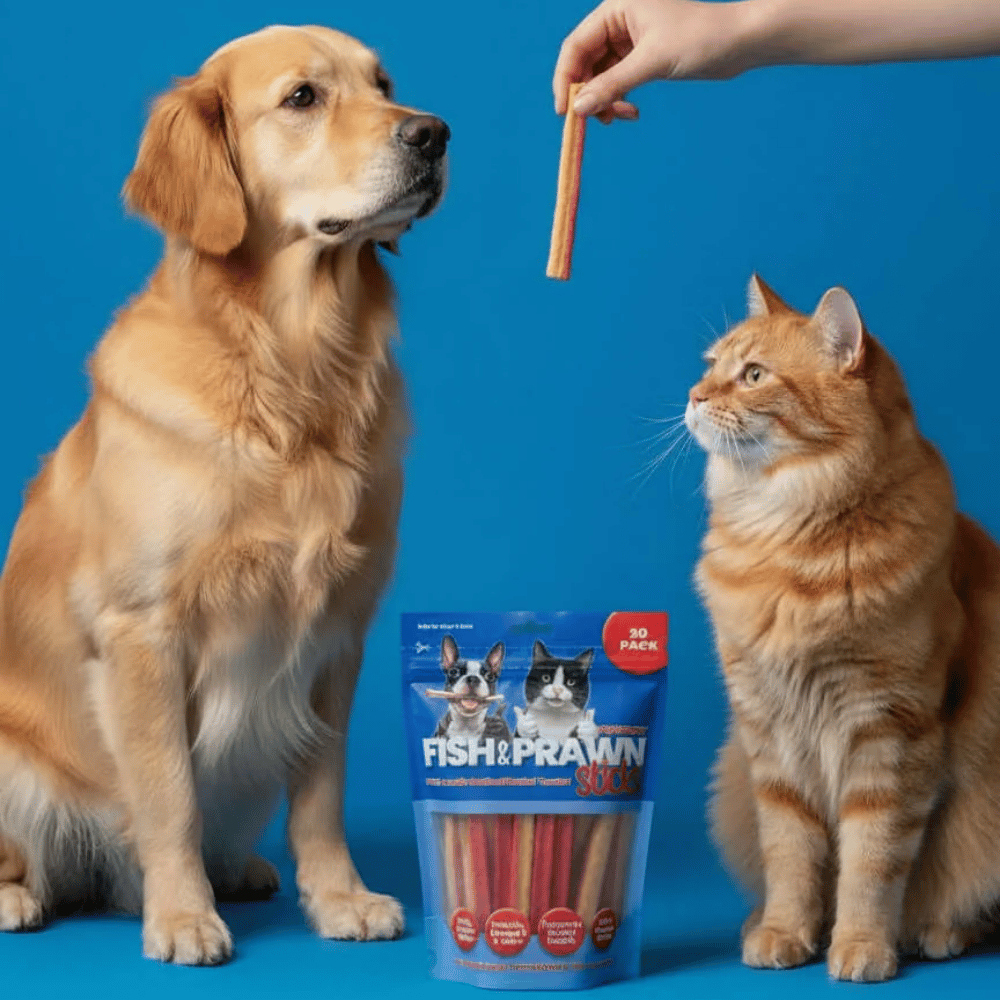 L'Barkery Fish n Prawn Sticks 20 Pack