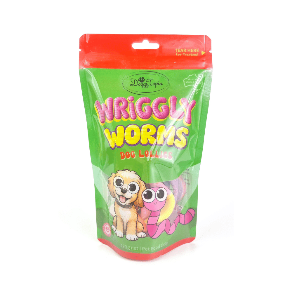 Wriggly Worms Dog Lollies