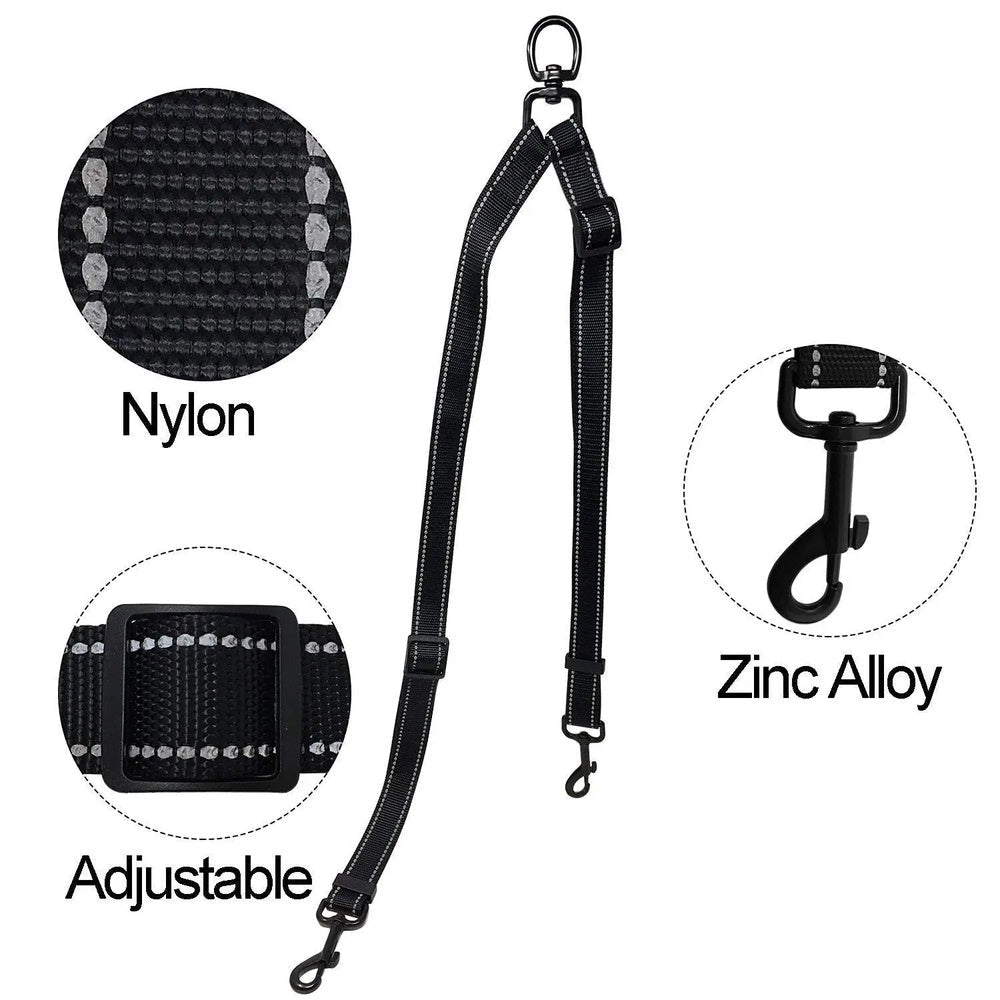 Adjustable Leash Splitter - Leash Splitters from . at DoggyTopia