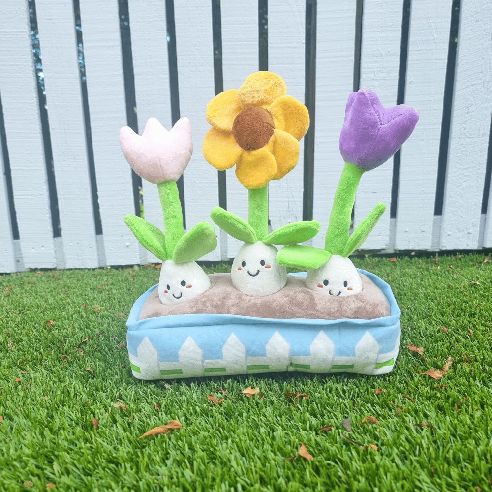 Flower Garden Nose Work Dog Toy - Foraging Toy from . at DoggyTopia