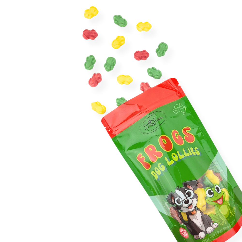 Frogs Dog Lollies - Lollies from DoggyTopia at DoggyTopia
