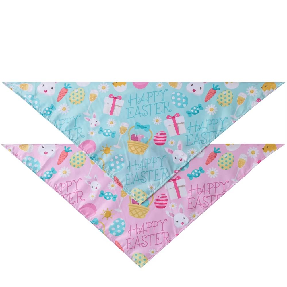 Happy Easter Bandana - Pink - Bandanas from . at DoggyTopia