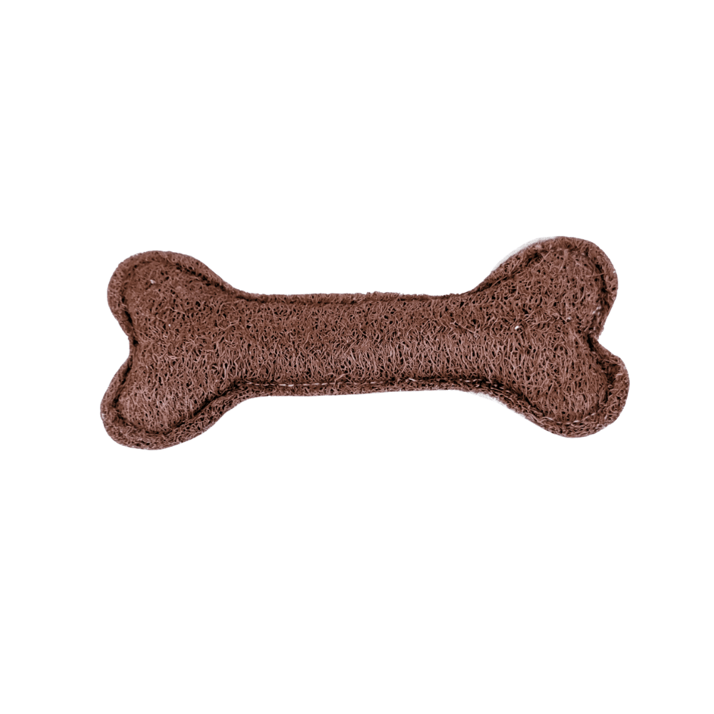 Loofah Bone Dental Toy - Large - Dental Toys from . at DoggyTopia