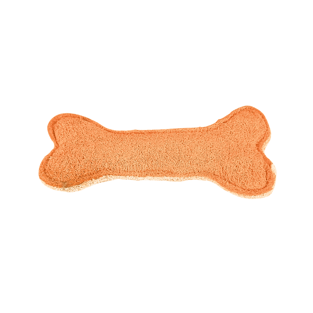 Loofah Bone Dental Toy - Large - Dental Toys from . at DoggyTopia