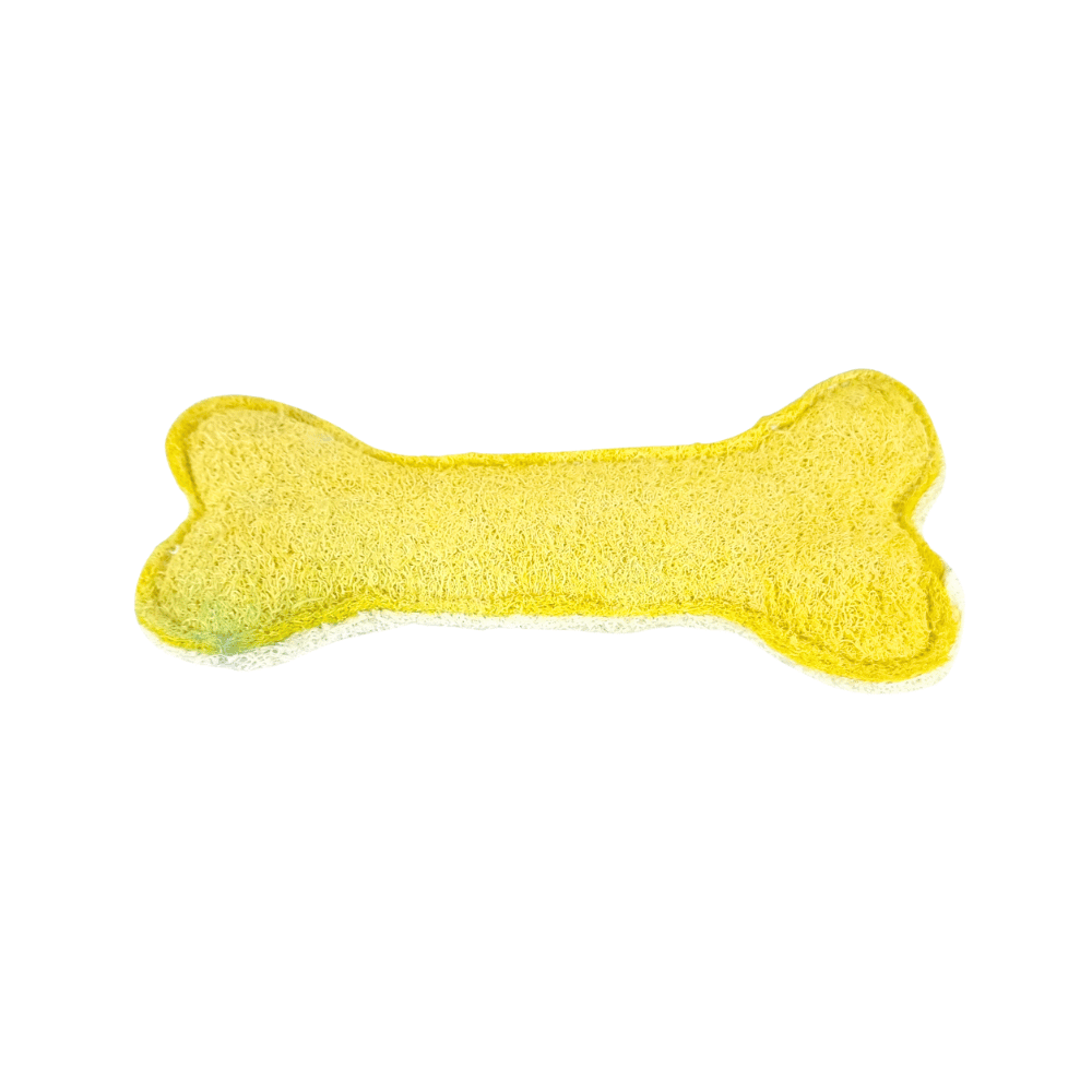 Loofah Bone Dental Toy - Large - Dental Toys from . at DoggyTopia