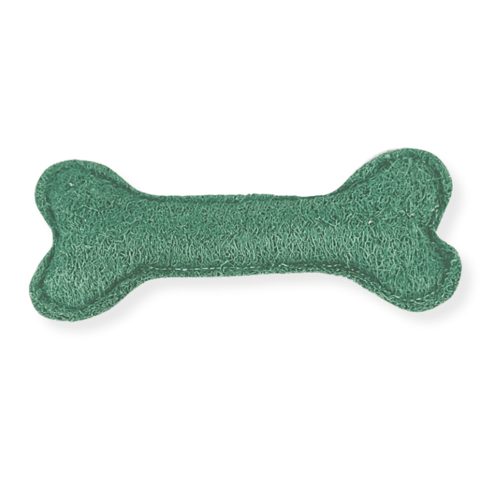 Loofah Bone Dental Toy - Large - Dental Toys from . at DoggyTopia