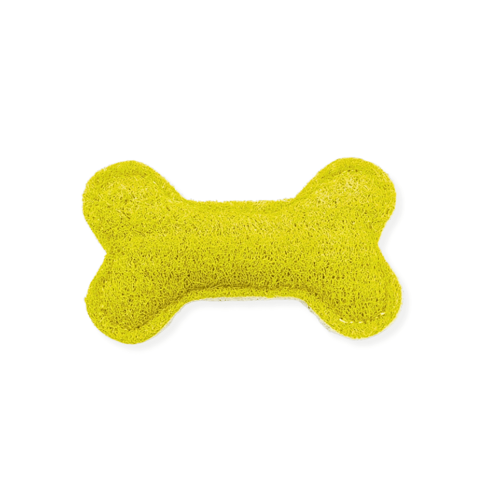 Loofah Bone Dental Toy - Medium - Dental Toys from . at DoggyTopia