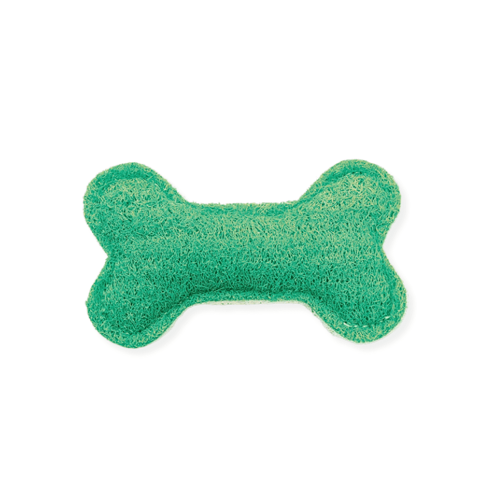 Loofah Bone Dental Toy - Medium - Dental Toys from . at DoggyTopia