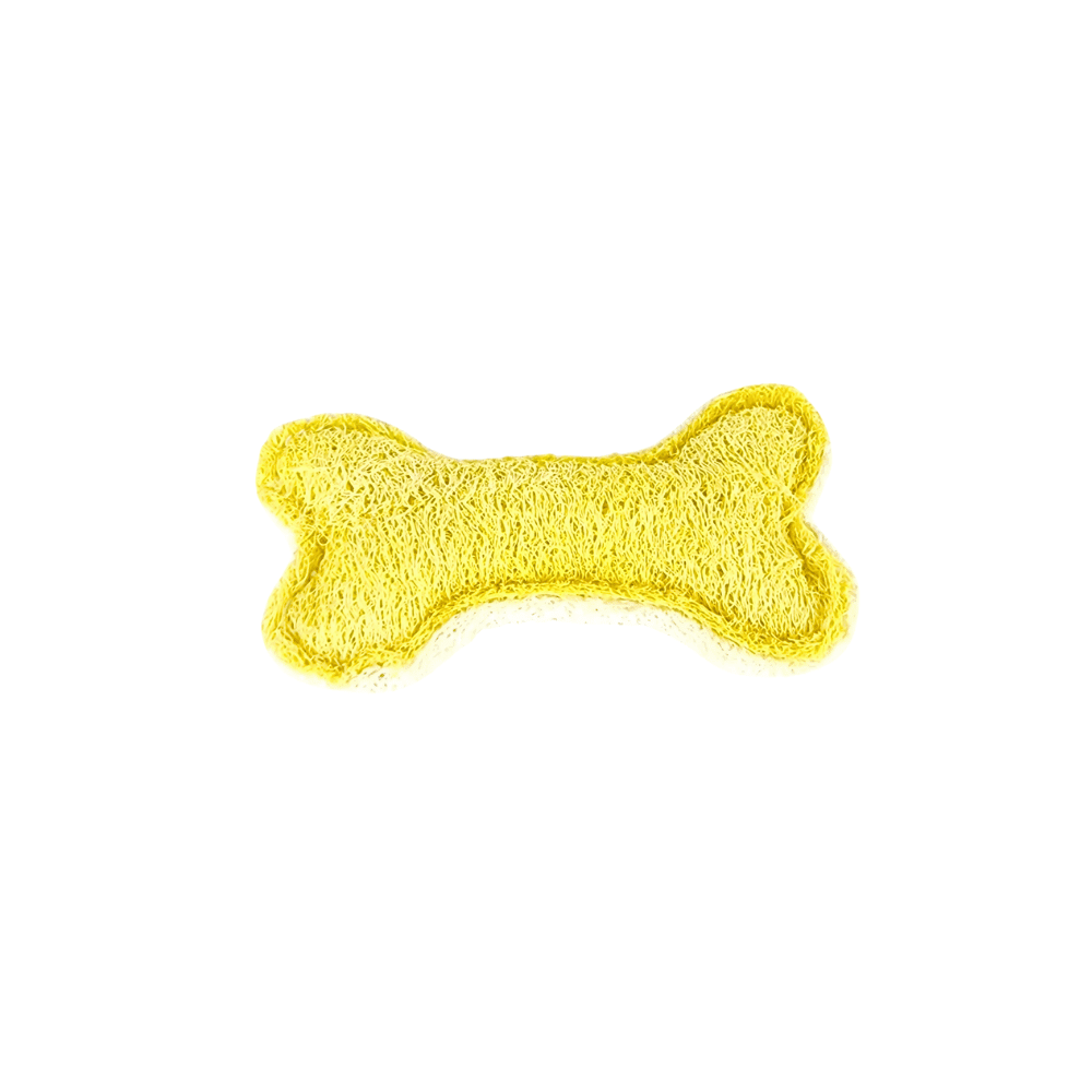 Loofah Bone Dental Toy - Small - Dental Toys from . at DoggyTopia
