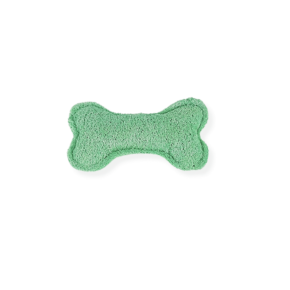 Loofah Bone Dental Toy - Small - Dental Toys from . at DoggyTopia