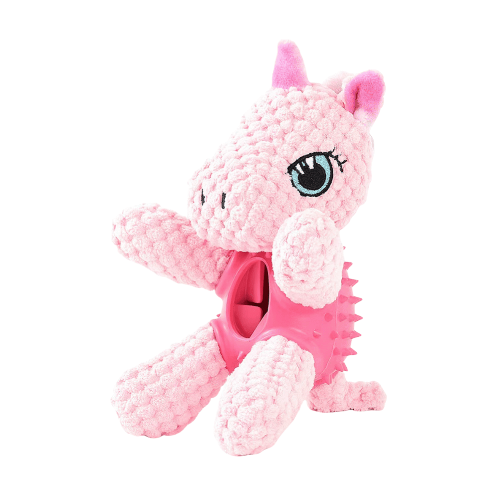 Luna Unicorn Enrichment Plush Dog Toy - Enrichment Toys from . at DoggyTopia