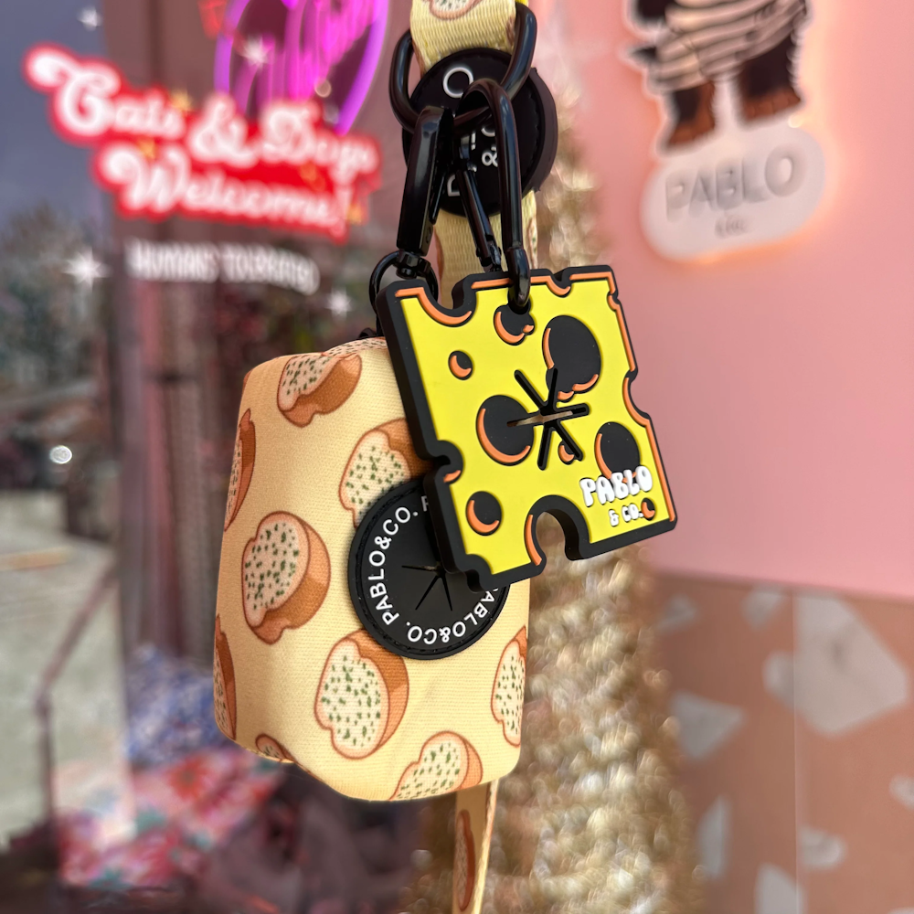 Pablo & Co Doo Doo Holder : Cheese Tax - Poop Bag Holders from Pablo & Co at DoggyTopia