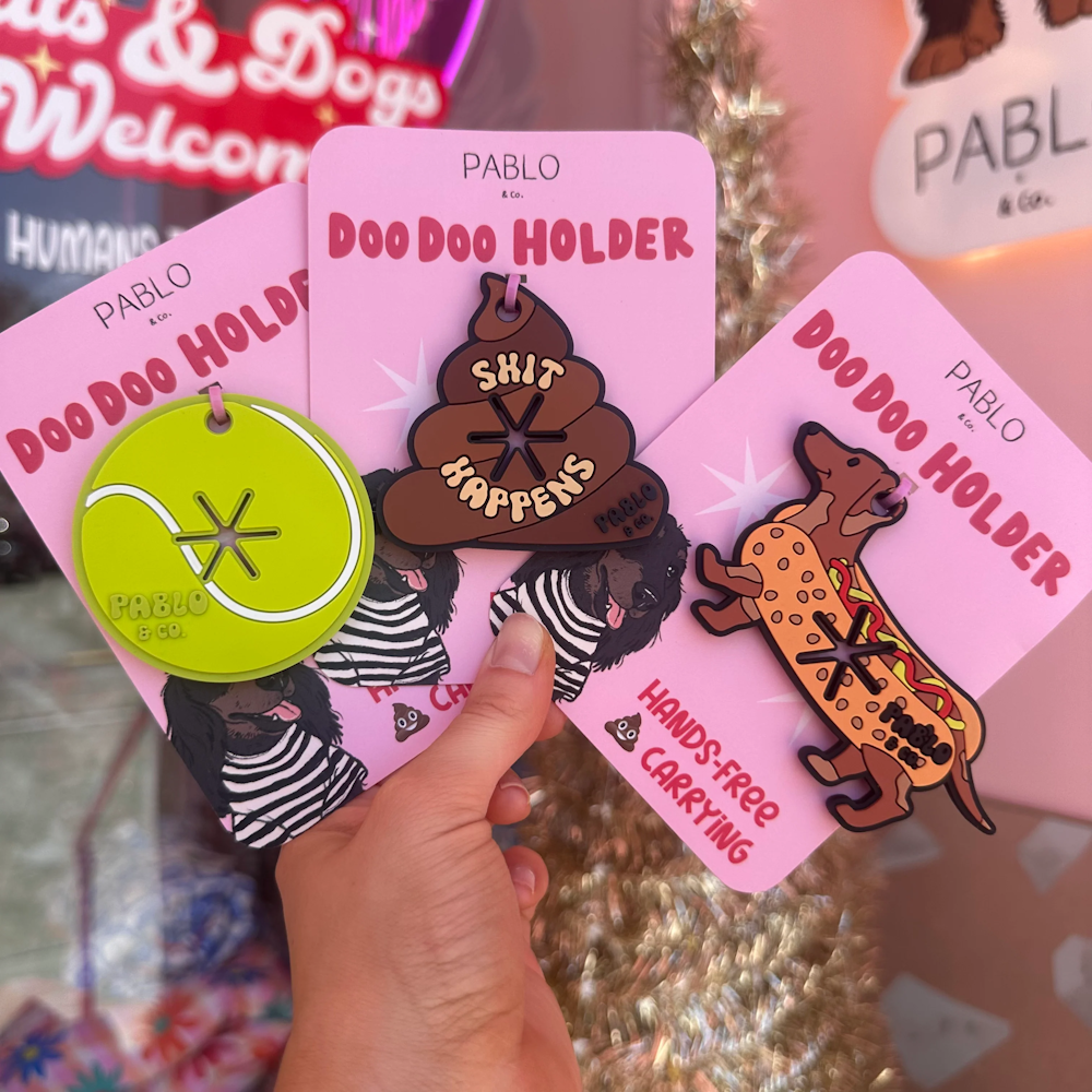 Pablo & Co Doo Doo Holder : Weiner Dog - Poop Bag Holders from Pablo & Co at DoggyTopia