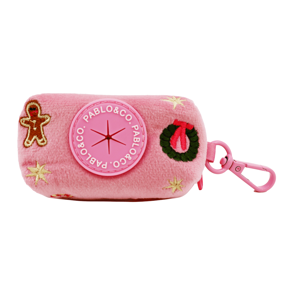 Pablo & Co Merry & Bright Poop Bag Holder - Poop Bag Holders from Sale at DoggyTopia