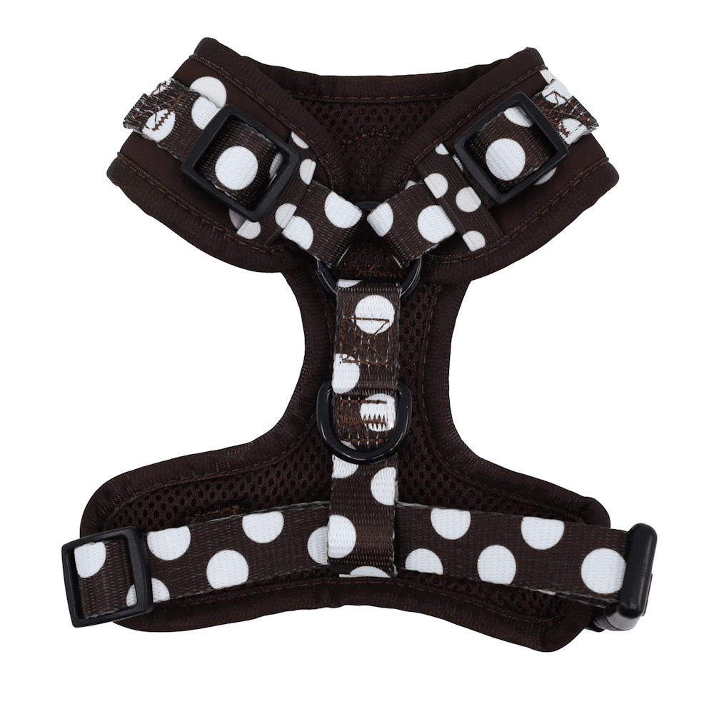 Pablo & Co Polka Dots Adjustable Harness - Adjustable Harnesses from Pablo & Co at DoggyTopia