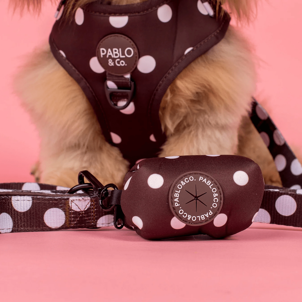 Pablo & Co Polka Dots Poop Bag Holder - Poop Bag Holders from Pablo & Co at DoggyTopia