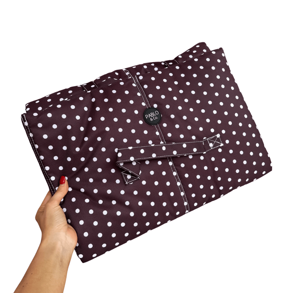 Pablo & Co Polka Dots Travel Mat - Floor Pet Mat from Pablo & Co at DoggyTopia