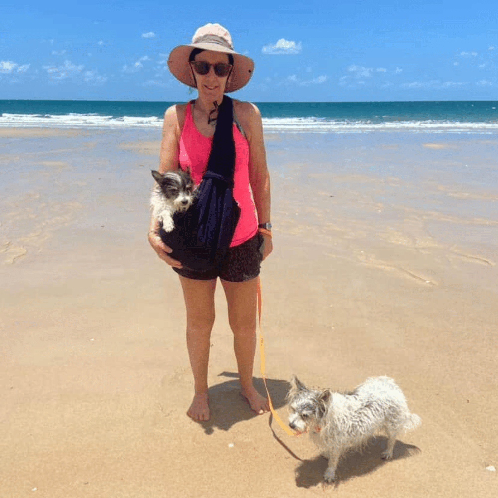 Pet Sling Carrier - Navy - Pet Sling Carrier from . at DoggyTopia