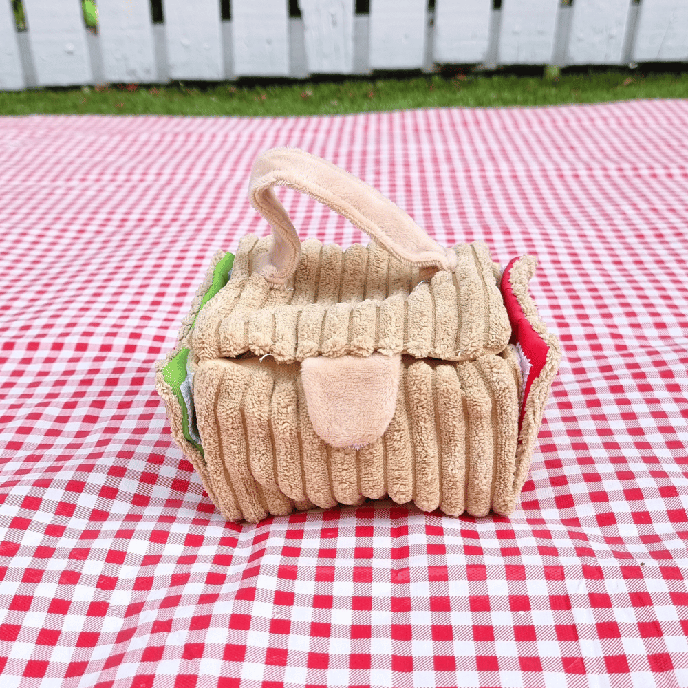 Picnic Basket Nose Work Dog Toy - Foraging Toy from . at DoggyTopia