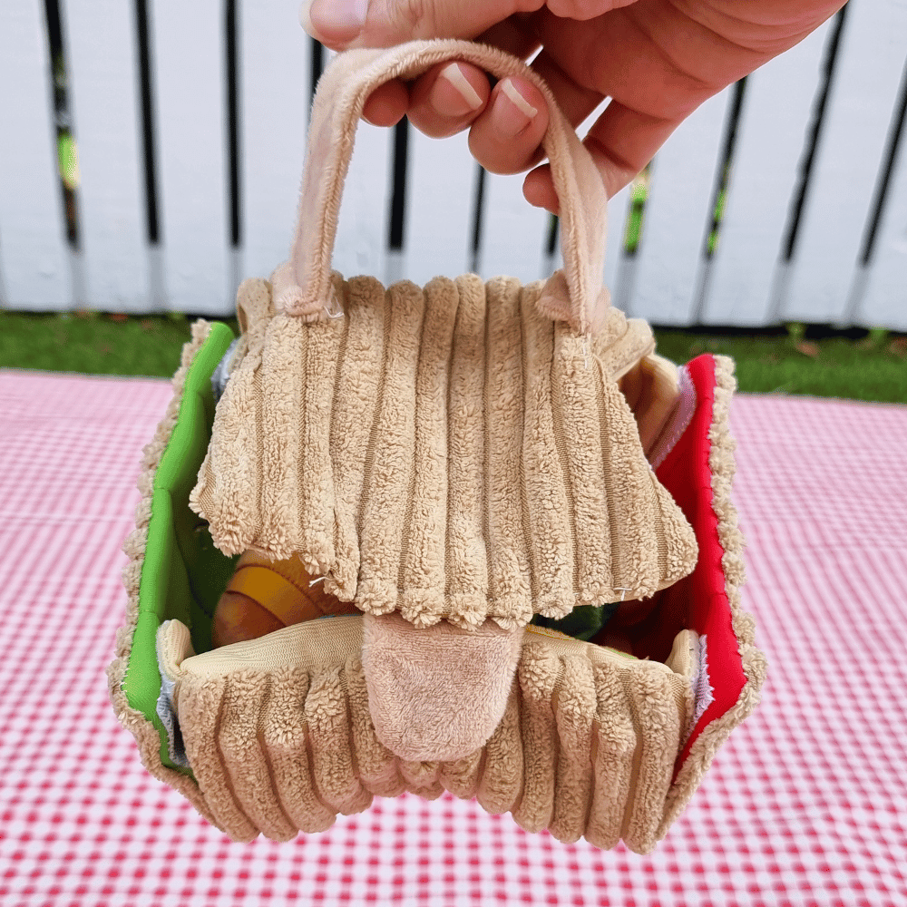 Picnic Basket Nose Work Dog Toy - Foraging Toy from . at DoggyTopia