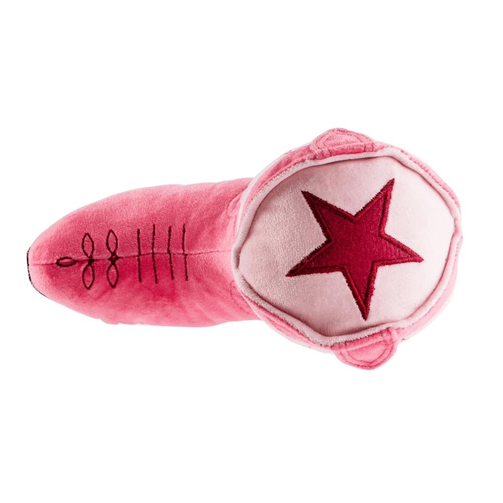 Pink Cowgirl Boot Dog Toy - Designer Toys from Haute Diggity Dog at DoggyTopia