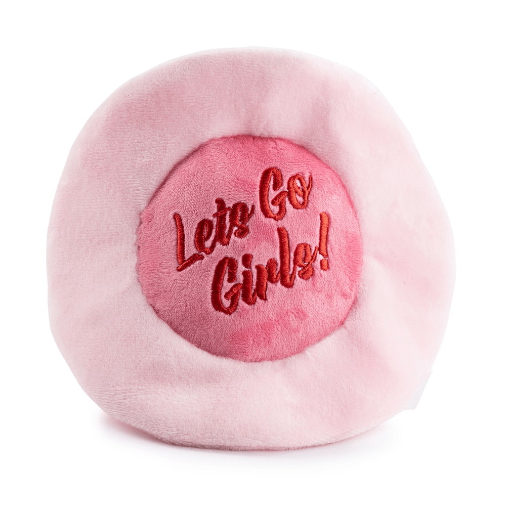 Pink Cowgirl Hat Dog Toy - Designer Toys from Haute Diggity Dog at DoggyTopia