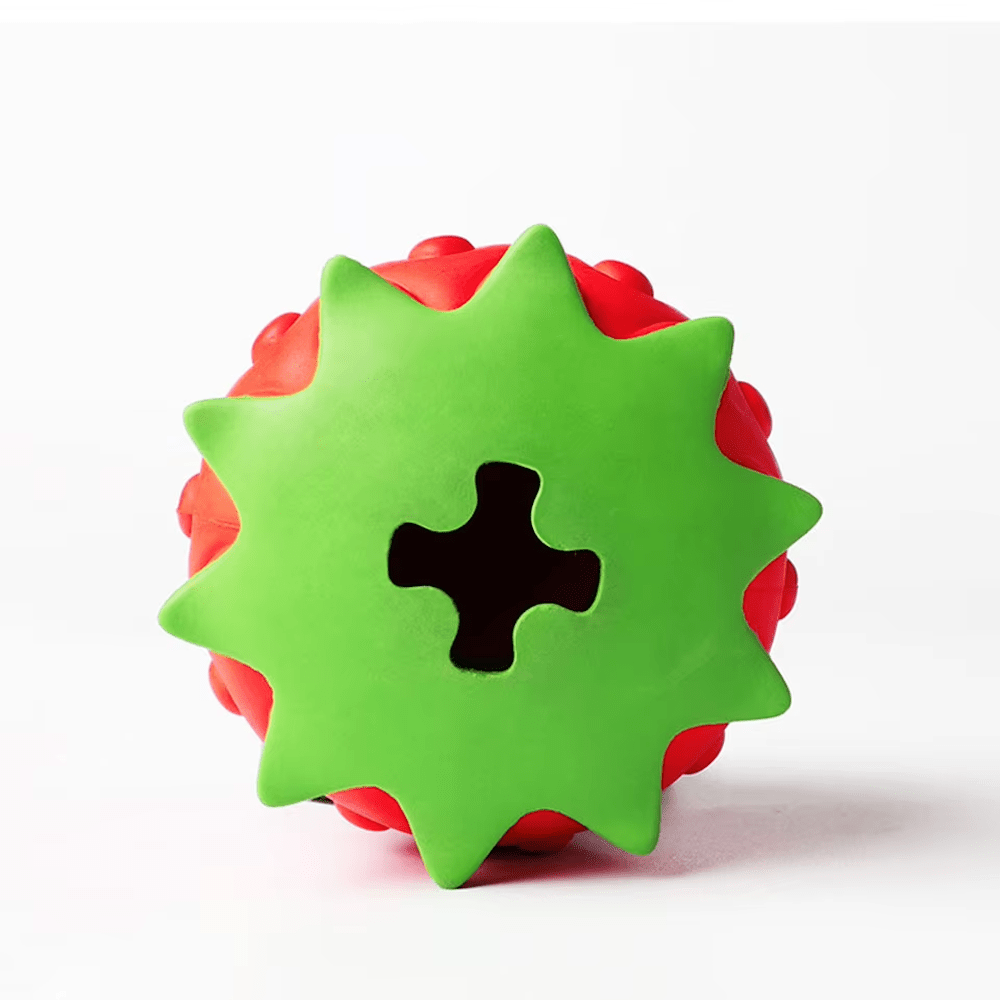 Strawberry Treat Dispenser Toy - Enrichment Toys from . at DoggyTopia