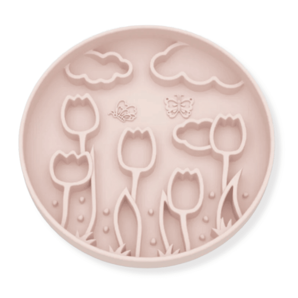 Tulip Garden Slow Feeder Bowl - Slow Feeding Bowls from . at DoggyTopia