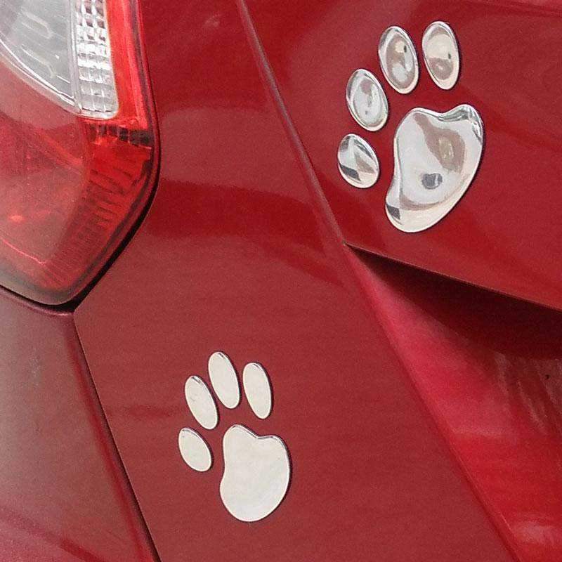 3D Dog Paws Car Decal - Decals from Sale at DoggyTopia