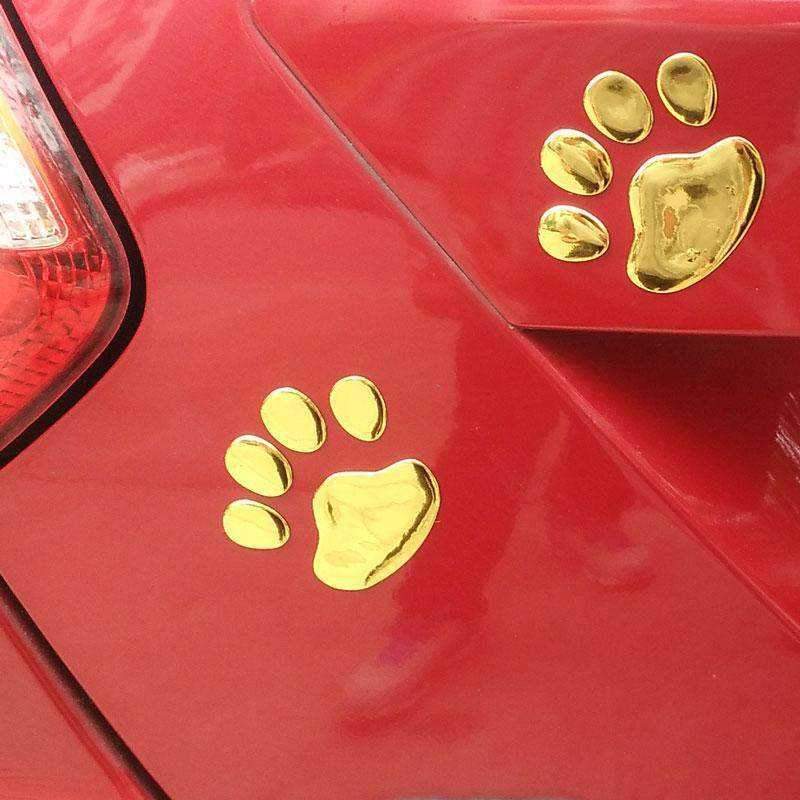 3D Dog Paws Car Decal - Decals from Sale at DoggyTopia
