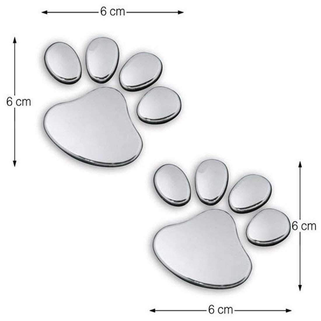 3D Dog Paws Car Decal - Decals from Sale at DoggyTopia