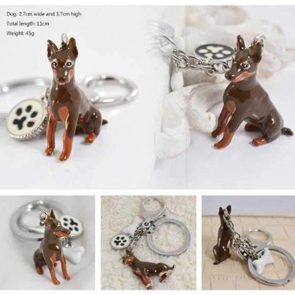 3D Kelpie Key Ring - Key Rings from Sale at DoggyTopia