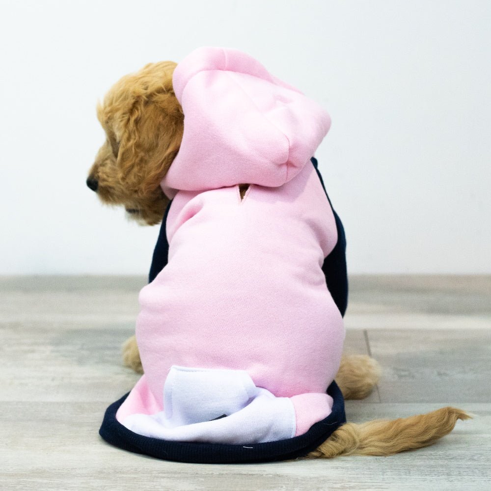 Active Zip Hoodie - Pink - Hoodies from Sale at DoggyTopia