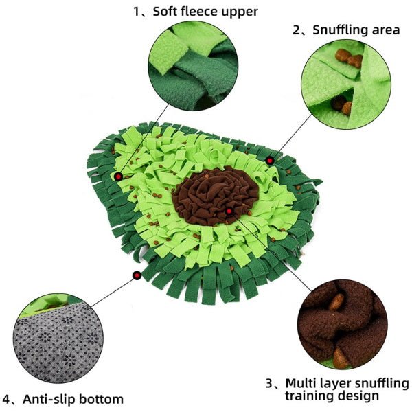 Avocado Snuffle Mat - Snuffle Mats from . at DoggyTopia