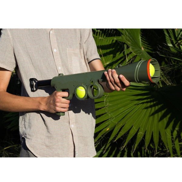 Bazooka Dog Ball Launcher - Interactive Toys from . at DoggyTopia