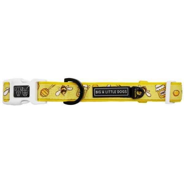 Big & Little Dogs Bee - Hiving Collar & Bow Tie - Collar & Bow Ties from Big & Little Dogs at DoggyTopia