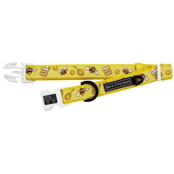 Big & Little Dogs Bee - Hiving Collar & Bow Tie - Collar & Bow Ties from Big & Little Dogs at DoggyTopia