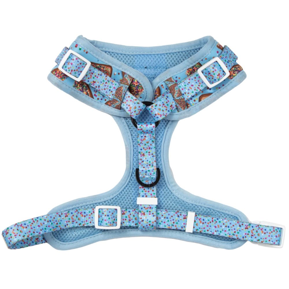 Big & Little Dogs Blue Fairy Bread Adjustable Harness - Adjustable Harnesses from Big & Little Dogs at DoggyTopia