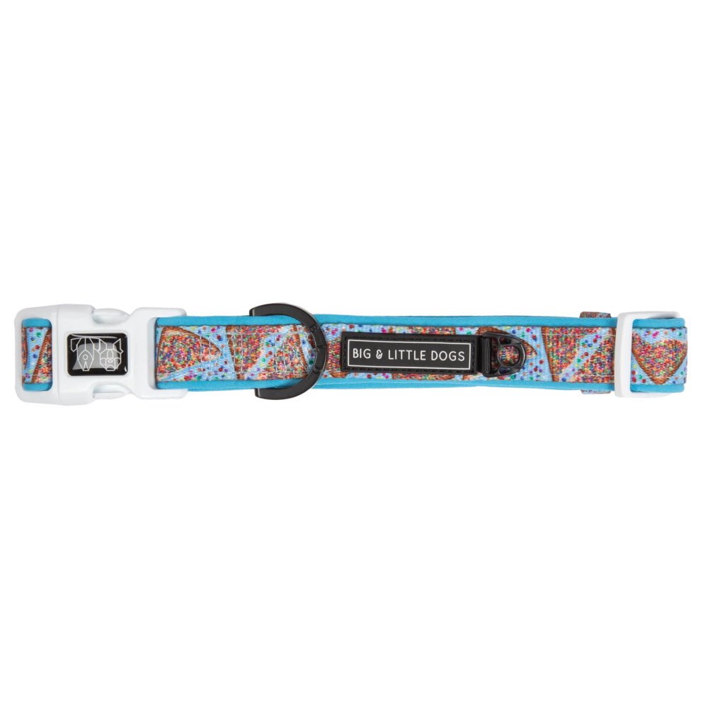 Big & Little Dogs Blue Fairy Bread Collar & Bow Tie - Collar & Bow Ties from Big & Little Dogs at DoggyTopia