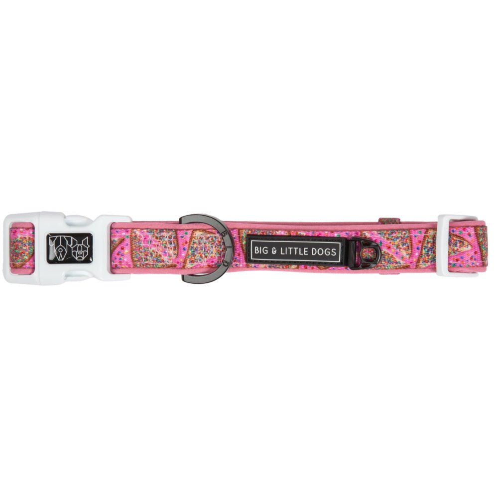 Big & Little Dogs Pink Fairy Bread Collar & Bow Tie - Collar & Bow Ties from Big & Little Dogs at DoggyTopia