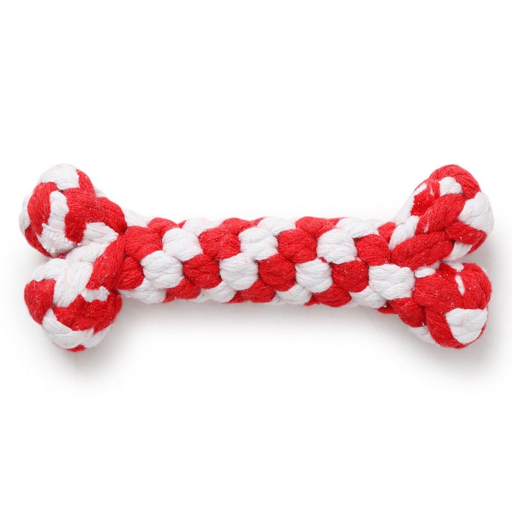 Bone Rope Dog Toy - Rope Toys from . at DoggyTopia