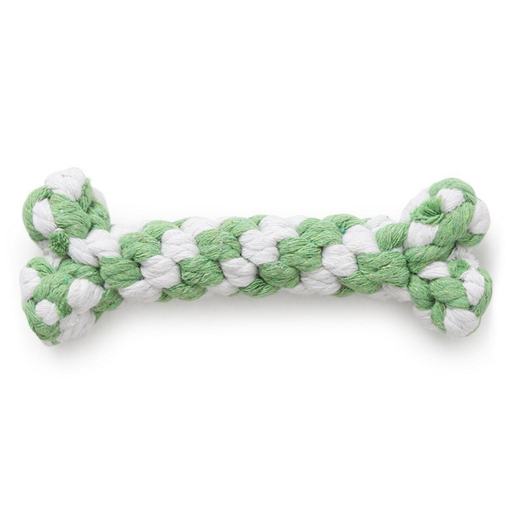 Bone Rope Dog Toy - Rope Toys from . at DoggyTopia