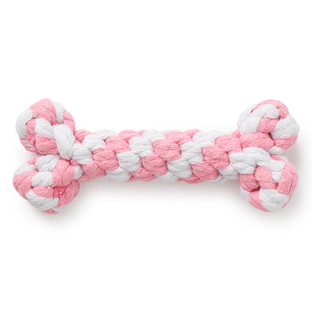 Bone Rope Dog Toy - Rope Toys from . at DoggyTopia