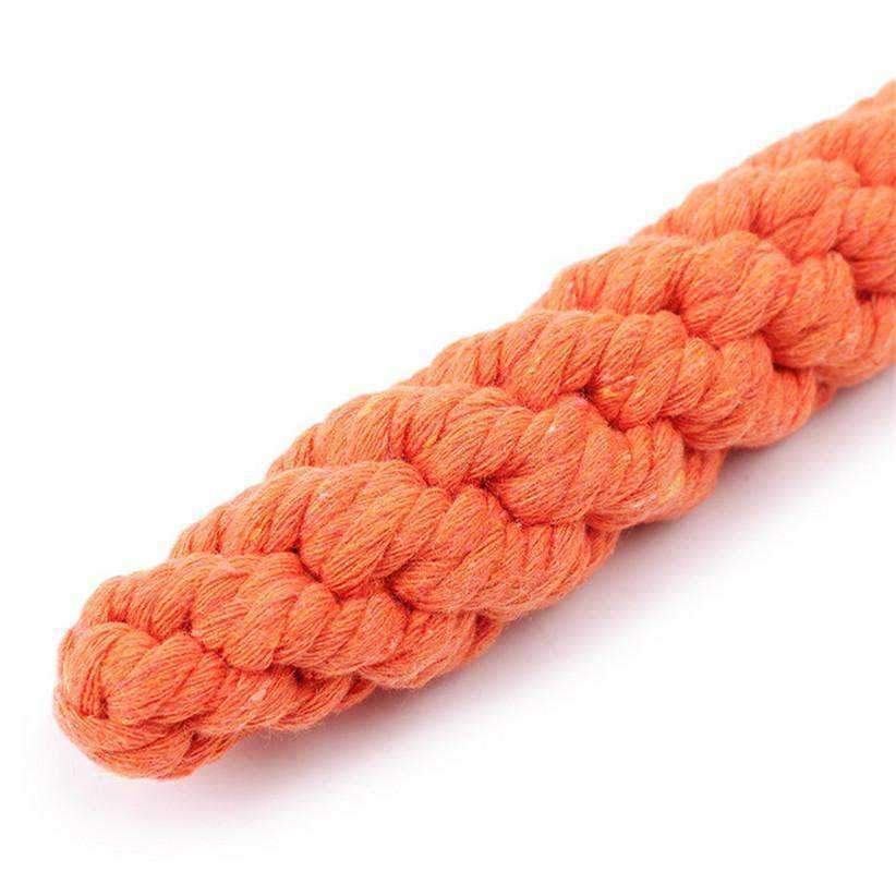 Carrot Rope Dog Toy - Rope Toys from . at DoggyTopia