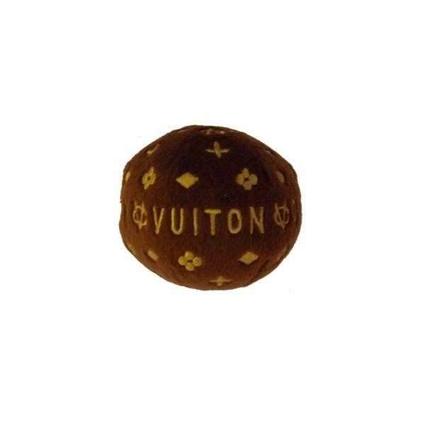 Chewy Vuiton Ball Dog Toy - Designer Toys from Dog Diggin Designs at DoggyTopia