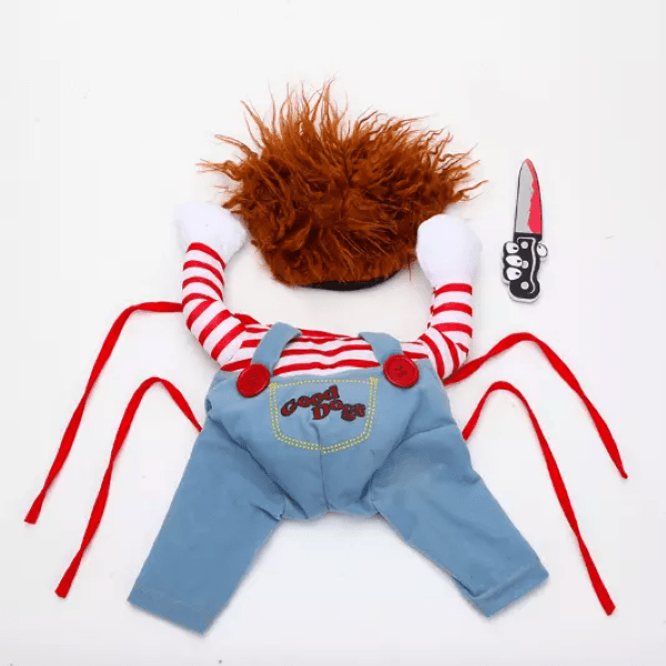 Chucky Dog Costume - Costumes from Halloween at DoggyTopia