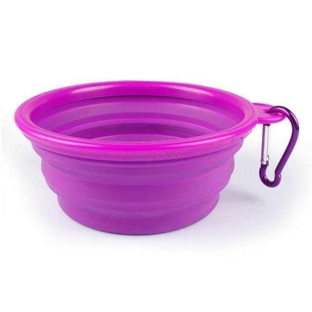 Collapsible Travel Dog Bowl - Travel Bowls from . at DoggyTopia